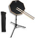 V-tone Pds8 Bk Practice Drum Pad Black 8 Inches Stand Drumsticks Cover Set