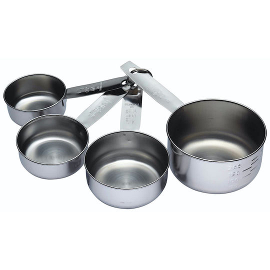 Kitchen Craft Ανοξείδωτη Μεζούρα Κουζίνας 60ml 4τμχ