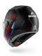 Shark Oxo Speed-Tech Schwarz/Blau/Rot Motorradhelm Modular ECE 22.06 1660gr mit Sunvisor