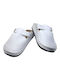 Herren Holzschuhe Weiß