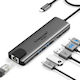 Lemorele TC44L USB-C Докинг Станция с HDMI 4K PD Ethernet Сребриста