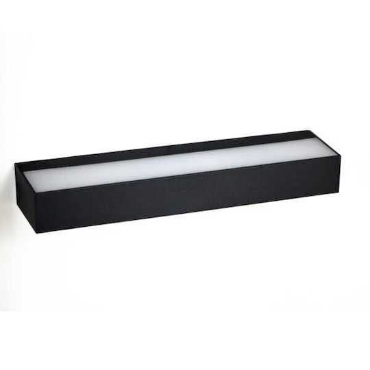 Eurolamp Wall-Mounted Linear Lighting LED IP65 16W with Cool White Light Double Beam 33.1x8.3x4.6cm