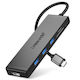 Lemorele TC23L USB-C Докинг Станция с HDMI 4K Черен