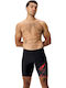 Speedo Medley Logo Costum de Înot Competitional Jammer pentru Bărbați Negru