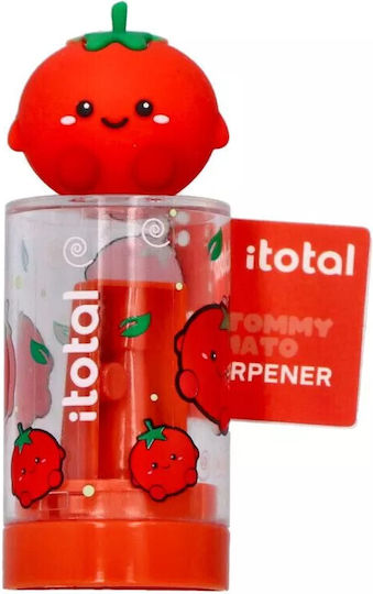 Ξύστρα Fancy I-total Βαρελάκι Διάφανο Tommy Tomato Xl2687e