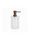 Pam & Co Dispenser Γυάλινο Καφέ 400ml
