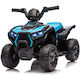 Kids Electric 4 Wheel Motorcycle 6 Volt Blue