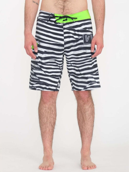 Volcom Lido Men's Swimwear Shorts Green With Pa...