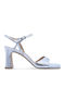 Leather Silver Sandals
