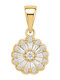 Prince Silvero Charm with Stones from Gold 9K with Zircon