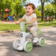 Детско Триколка Балансиращо Колело Ride-On с 4 Колела и Ергономична Седалка Зелено