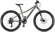 Author 24" 2026 Grünes Mountainbike mit Geschwindigkeiten und Hydraulischen Scheibenbremsen