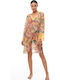 Bluepoint Women's Mini Beach Caftan Yellow
