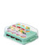 Relaxdays Tavă Pentru Prăjituri Din Plastic Cu Capac Transparent 16x28,5x37,5 Cm