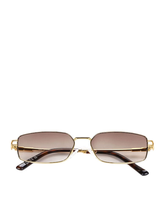 JohNocera Unisex Sunglasses With Gold Metallic Frame And Gold Gradient Lens JN-lilli-c04