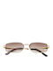 JohNocera Unisex Sunglasses With Gold Metallic Frame And Gold Gradient Lens JN-lilli-c04