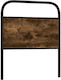 vidaXL Metal Bed Headboard Brown 80x100cm