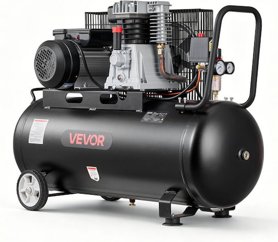 Vevor Κομπρεσέρ Αέρος με Αεροφυλάκιο 100lt
