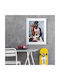 Poster Nba Michael Jordan Kds011a 40cm X 50cm Premium Μαύρο Ξύλινο Κάδρο