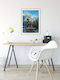 Gaming Poster God War Gm2333 40cm X 50cm Premium Black Wooden Frame