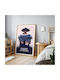 Gaming Poster Ghost Tsusima Art Style Edition Gm2354 40cm X 50cm Premium Black Wooden Frame