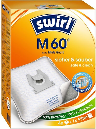 Swirl Saci Pentru Aspiratoare 5 Bucăți Compatibili Cu Aspirator Miele