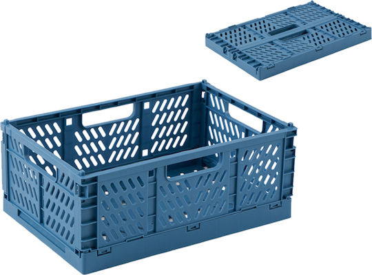 I-Total Aufbewahrungskorb Kunststoff Blau 6lt