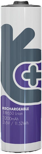 Uniross Επαναφορτιζόμενη Μπαταρία 18650 Li-ion 3200mAh
