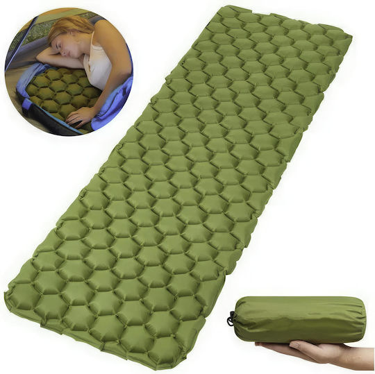 Saltea De Dormit Pentru Camping Monă 180x55cm Grosime 5cm Verde