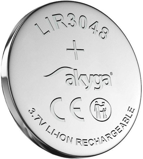Akyga Μπαταρία Λιθίου Ρολογιών CR3032 3.7V