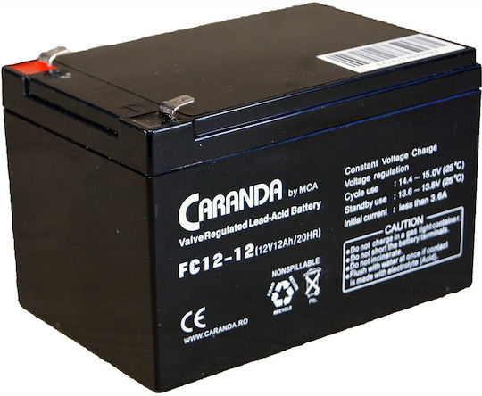 Baterie UPS cu Capacitate 12Ah și Tensiune 12V Car_12V_12Ah 1 Bucată