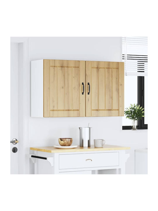 Dulap Suspendat Din Stejar 50x31x60 cm