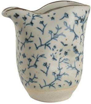 Espiel Blueberry Sauciere Keramik Beige 110ml 6 Stück