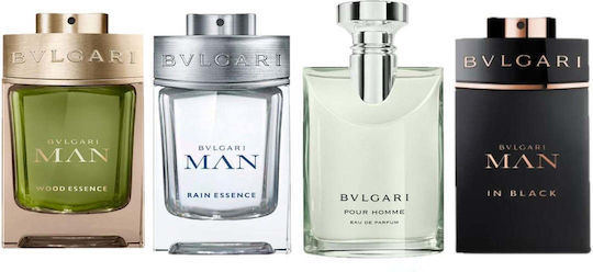 Rain Essence 5ml + Man In Black 5ml + Pour Homme 5ml + Wood Essence 5ml
