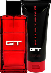 Set Ford Mustang GT Photobox Eau de Toilette Bărbați 100 ml + Mustang GT Photobox Gel de Duș 150 ml
