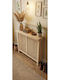 SteweHome Radiator Cover From Solid Wood Beige 76x18x79cm