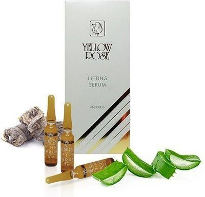 Yellow Rose Moisturizing & Anti-Aging Face Serum with Panthenol & Collagen for Lifting & Firming 12x3ml