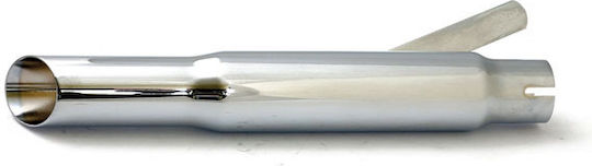 MCS Motorrad Auspuffanlagen Shorty Slash Cut 1 3/4" & 1-1/2" Harley Davidson Andere Motorräder Chrom Universal Auspuff 16" Lang Chrom