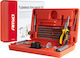 Amio Kit De Reparare A Anvelopelor Șnur Cutie De Transport 38 Bucăți 04693/am