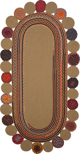 SteweHome Wohnzimmer Teppich Rechteckig Sommer Korallenfarbe 100x200cm