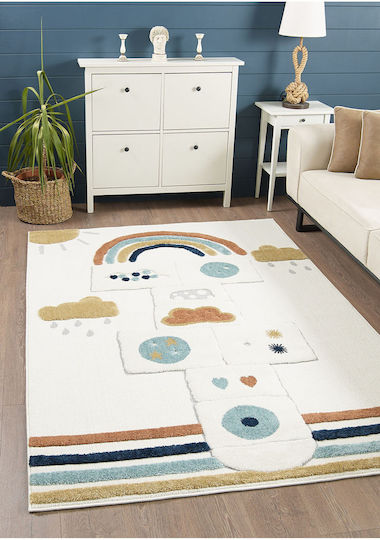 SteweHome Παιδικό Χαλί Κίτρινο 120x200cm