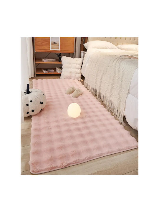 SteweHome Αντιολισθητικό Χαλί Διάδρομος Ροζ 80x290cm