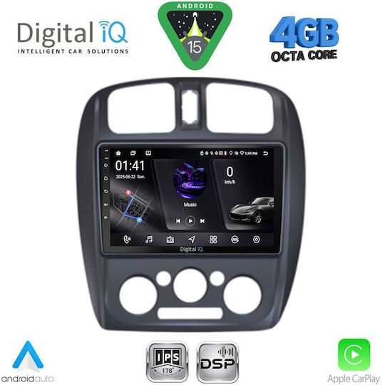 Digital IQ Ηχοσύστημα Αυτοκινήτου για Mazda 323 1998-2004 (Bluetooth/USB/WiFi/GPS/Apple-Carplay/Android-Auto) με Οθόνη Αφής 9"