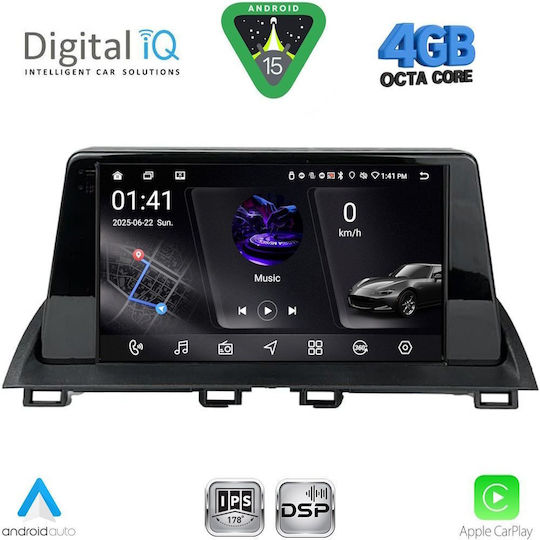 Digital IQ Car Audio System for Mazda 3 2014-2019 Bluetooth USB WiFi GPS Apple CarPlay Android Auto with 9" Touch Screen