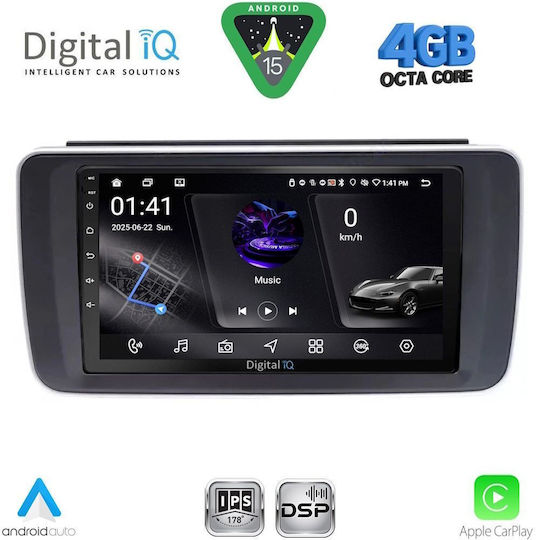 Digital IQ Car Audio System for Nissan Leaf 2018 (Bluetooth/USB/WiFi/GPS/Apple CarPlay/Android Auto) with 9" Touch Screen