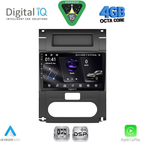 Digital IQ Car Audio System for Nissan X-Trail 2007-2013 Bluetooth USB WiFi GPS Apple CarPlay Android Auto with 10" Touch Screen