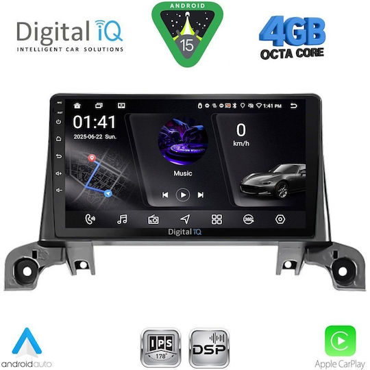 Digital IQ Car Audio System for Peugeot 3008 2016 Bluetooth USB WiFi GPS Apple CarPlay Android Auto with 9" Touch Screen