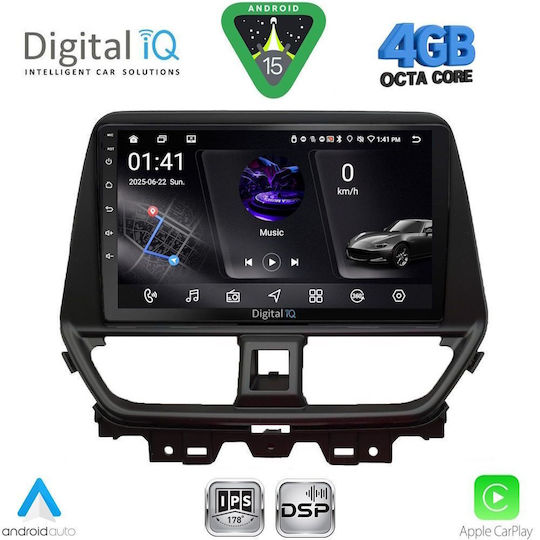 Digital IQ Car Audio System for Suzuki Baleno 2022 Bluetooth USB WiFi GPS Apple CarPlay Android Auto with 9" Touch Screen