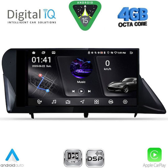Digital IQ Car Audio System for Lexus RX 2009-2014 (Bluetooth/USB/WiFi/GPS/Apple CarPlay/Android Auto) with 9" Touch Screen