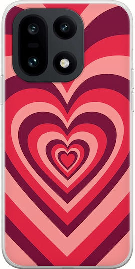 Latte Love Red OnePlus 15 5G Flexible TPU Transparent Silicone Mobile Phone Case